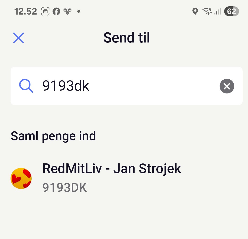 MobilePay eksempel - sådan sender du til 9193DK